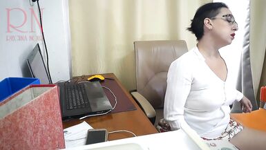 SEXRETARY Secretary acquires stuffed with a sex tool camera in the office Web Camera 1 - 5 image