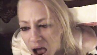 Blond Mother I'd Like To Fuck sucks cock and takes facial - 12 image