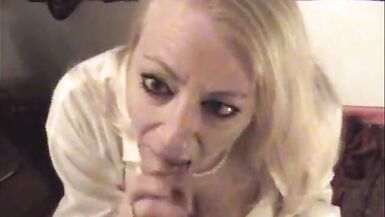 Blond Mother I'd Like To Fuck sucks cock and takes facial - 7 image