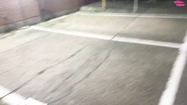 Behind the scenes footage of 'Street gal steals a bike but has to ride it back undressed!' - 3 image