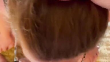 Hubby facefucks our ally, gives her large facial - 10 image