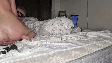 Very sexy wife makes again her cuckold horny describing how she cheated on him playing with another dick for all weekend - 15 image