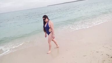 My Stepmother Asked Me To Take Some Pictures Of Her On The Beach The Next Day We Walked And Alone I Filled Her With Cum In Front Of The Sea 2 FULLONXRED - 15 image