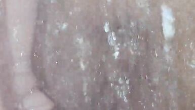 Bbw wife fucking herself in shower. - 6 image