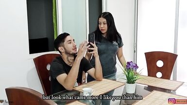 Pequeña latina es follada por su novio hasta correrse - Porno en Español - 2 image