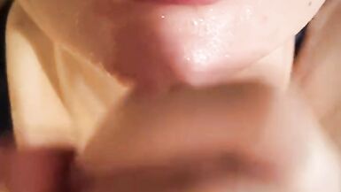 Perfect blowjob from stepmother with facial. - 11 image