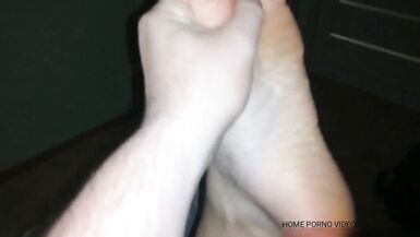 Quiet! My Husband Is In The Next Room While You Fuck Me - Sex Tape - Pov - Foot Fetish - 14 image
