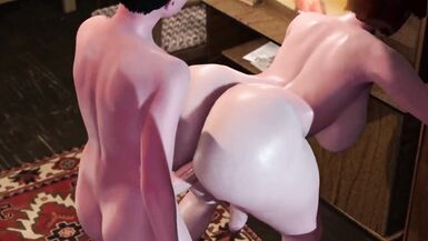 Le réparateur du magnétoscope est venu à lappel, et a vu que la Milf avait entre ses jambes. Animated futanari anal sex - 9 image