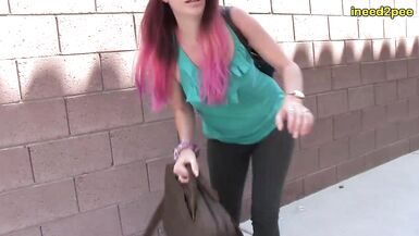 MILF Vicky Vixx pissing her panties omorashi trailer - 15 image