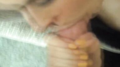 Blowjob For Her Favorite Lover Gets Messy And Wet Today - 12 image