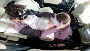 Car sex with an adulterer while shopping with her husband - 13 image