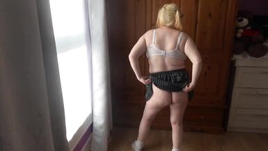 wife playing Naughty school girl - 3 image