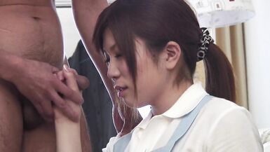 ACCIDENTAL CREAMPIE AMATEUR SEX WITH JAPANESE CLEANING LADY - 5 image
