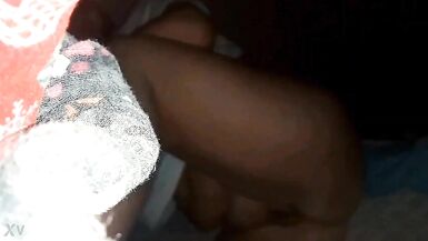 Wiping my cum from her pussy - 7 image