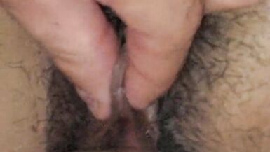 concentrating on her pussy while I fuck her - 2 image