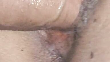 concentrating on her pussy while I fuck her - 8 image