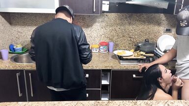 My Wife must pay the House Debt with her Body while I Cook next door and Listen to how NTR Enjoys it - 5 image