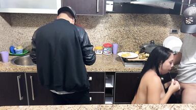 My Wife must pay the House Debt with her Body while I Cook next door and Listen to how NTR Enjoys it - 6 image