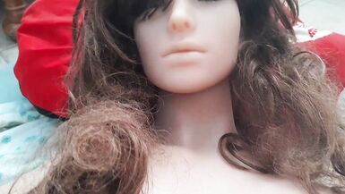 Italian guy fuck a sexy milf doll with huge tits - 5 image