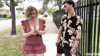 Lusty Lady Sara Jay Milks Apollo Banks With Her Moist Mature Muff! - 3 image