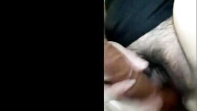 sexy hot bbw gets pleasure from her new sex toy a thick brown dildo that squirts cream out of her cute shaved pussy - 11 image