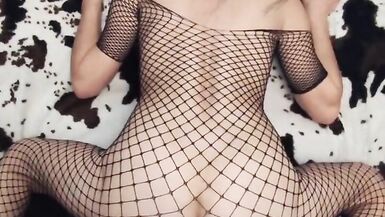 Stockings, heels, ass and anal