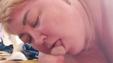 stepmom sucks my cock again - 15 image