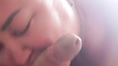 stepmom sucks my cock again - 4 image