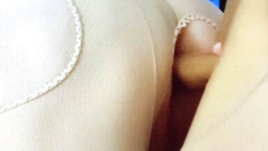 DJennerXX - Nylon covered cock in pussy - 4 image