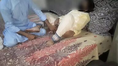 Hot pregnant Desi Aunty having sex with her house worker, and the worker enjoyed fucking the Indian Aunty - 1 image