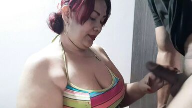 He cures his sadness by sucking my dick, he gives me the best blowjob, he is a bitch - 1 image