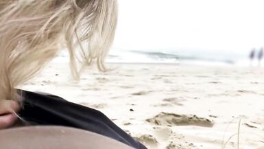 Cum in my ass right on the beach - 3 image