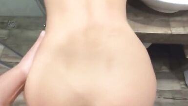 Step Mom made her stepson cum in her pussy in a bathroom - 13 image