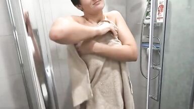 Step Mom made her stepson cum in her pussy in a bathroom - 3 image