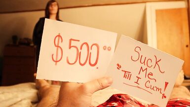 I play a game with my Stepmom - Win $500 or Give BJ - 2 image