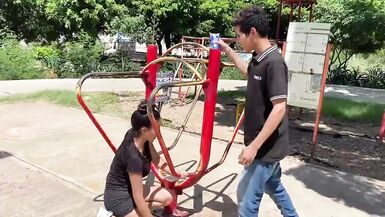 I take home a BEAUTIFUL GIRL from the park and end up fucking - 3 image