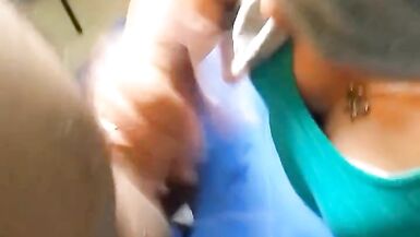 Milf stepmom gives better cock sucking than her daughter - 11 image