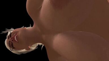 Hot Grey Haired Cougar Doggy Style Anal - 3D Porn Short Clip - 13 image