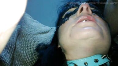 Closeup hard fucking milf, big moaning and slapping her face - 7 image