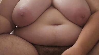 Fat slut pees in the shower and masturbates with a glass dildo. LiaKahn Spanish milf slutty and short hair. - 7 image