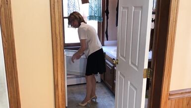 Mature MILF Fucks Neighbor Boy - 2 image