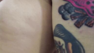 Chubby blonde milf fucked by tattoed man - 11 image
