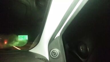 GENUINE. Lost in the road and getting information from a stranger. No panties - 1 image