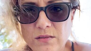 Suck and ride stranger outside