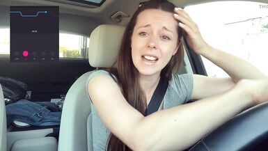 Trying not to cum too loud in the Starbucks Drive Thru! - 7 image