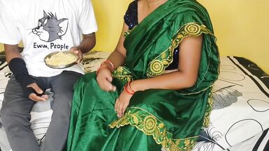 StepSister-in-law fed food with her milk to her stepbrother-in-law Hindi video