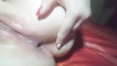 A inexperienced woman with a vibrator masturbates her pussy very close and gets an orgasm - 15 image