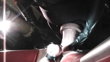 Rubbernurse Agnes- Hardcore pegging with five huge dildos - 15 image