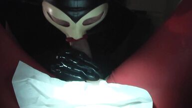 Rubbernurse Agnes- Hardcore pegging with five huge dildos - 2 image