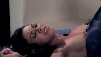 Sexual raid in nightmare, and satisfied pleasure. Part 1. Beautiful milf gets corporal punishment, and a stranger screws her hard.